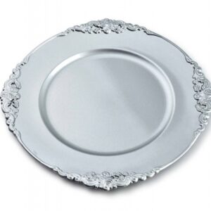 Podtalerz blanche flourish silver 33 cm