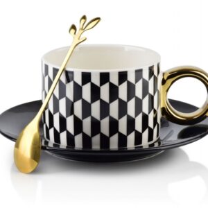 Filiżanka kendal black and white 230 ml