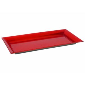 Taca podłużna czerwona 36 cm