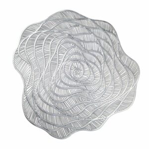 Podkładka megan srebrna średnica 38 cm