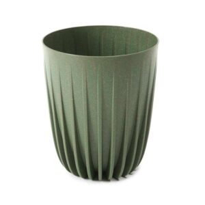 Donica stripped eco wood zielona 25xh30 cm