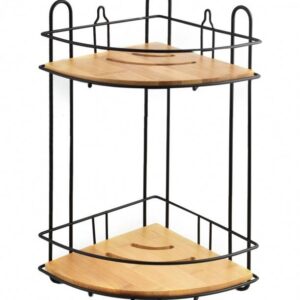 Półka łazienkowa carl bamboo 2 poziomy