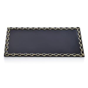 Podstawka pod świece elia black 32x16 cm