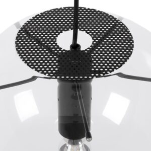 Lampa sufitowa z okrągłym kloszem ze szkła sandra 20