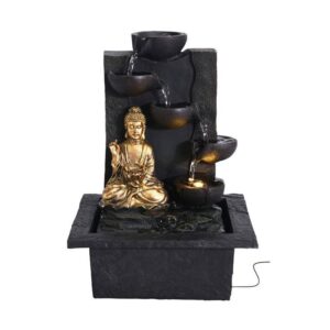 Fontanna ogrodowa led budda wzór 1
