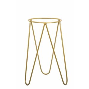 Złoty nowoczesny kwietnik loft 50cm