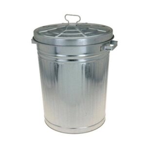 Metalowy kosz na śmieci 55 litrów