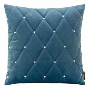 Poszewka velvet/37 45x45 niebieska