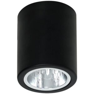 Plafon natynkowy downlight 12,5cm czarny