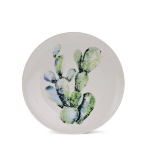 Talerz ceramiczny 20,5 cm tropiki wzór 2