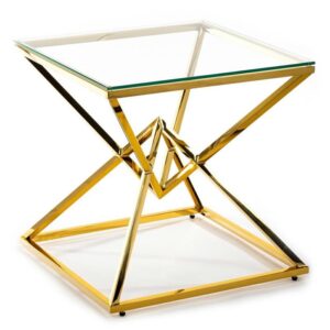 Stolik kawowy diamanto gold 60 cm