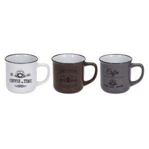 Komplet ceramicznych kubków coffee wzór1