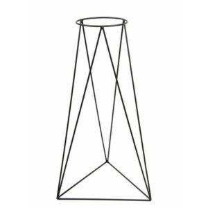 Nowoczesny kwietnik stojący 90 cm czarny