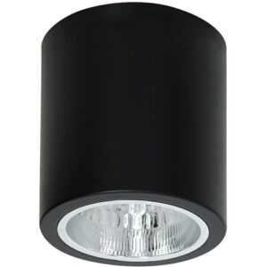 Plafon natynkowy downlight 15,5cm czarny