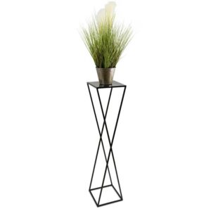 Kwietnik stojący nowoczesny czarny 100cm