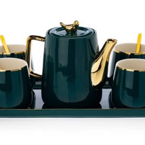 Serwis kawowy noah green gold