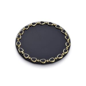 Podstawka pod świece elia black 15 cm