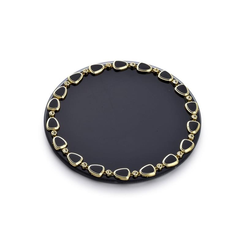 Podstawka pod świece elia black 15 cm