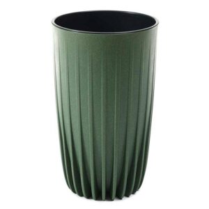 Donica stripped wysoka eco wood zielona 30xh51 cm