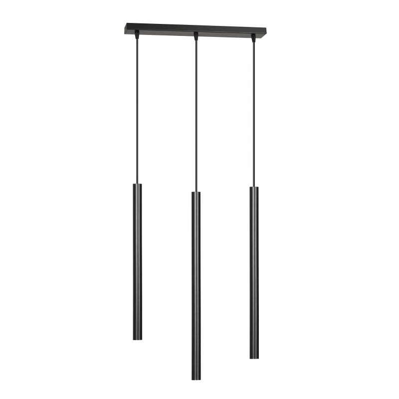 Nowoczesna lampa wisząca selter 3 czarna