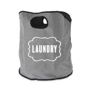 Torba tekstylna na pranie szara laundry