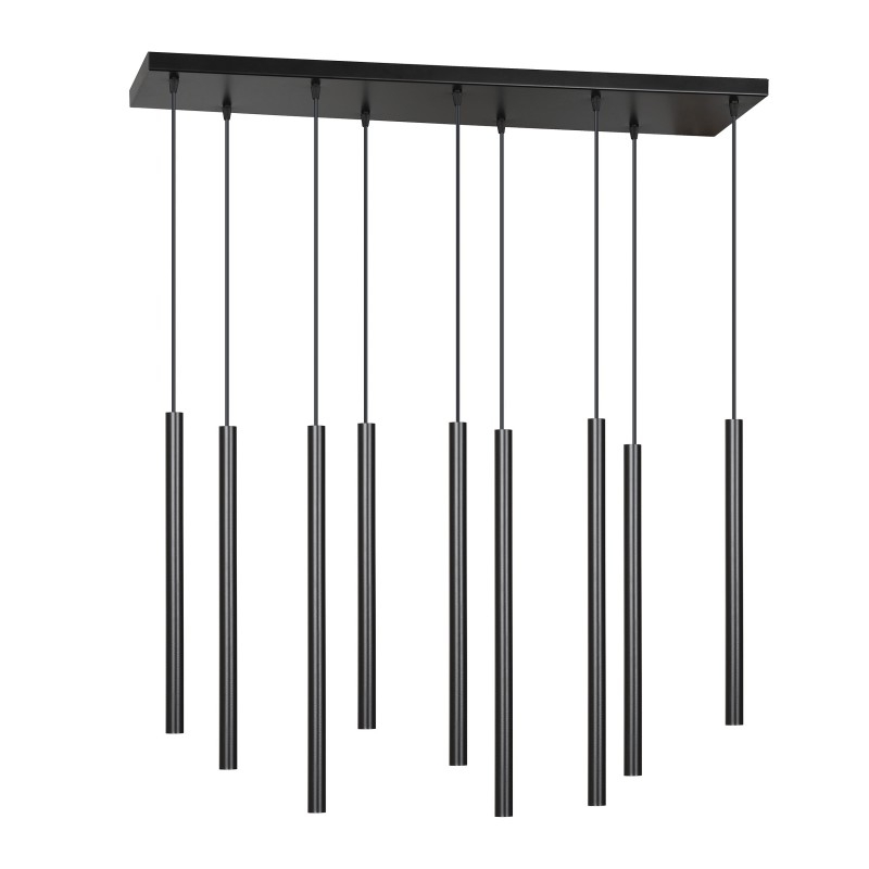 Nowoczesna lampa wisząca selter 9 czarny