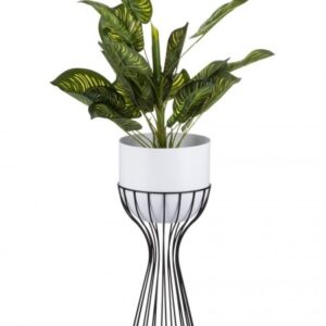 Kwietnik stojący z osłonką loft 56 cm