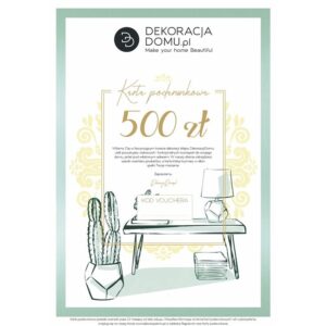 Karta podarunkowa 500 zł - do wydruku