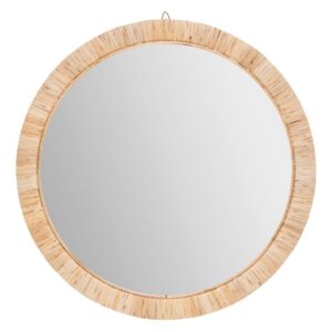 Rattanowe lustro ścienne melany 60 cm