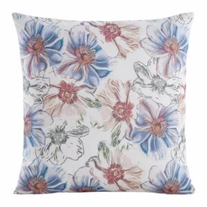 Poszewka flore/7 45x45 cm niebieska