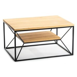 Stolik kawowy oakloft 80 cm jasny dąb