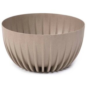 Donica stripped eco coffee latte 30xh16 cm