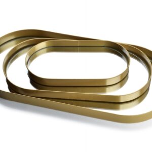 Tace lustrzane lucas gold komplet 3 szt