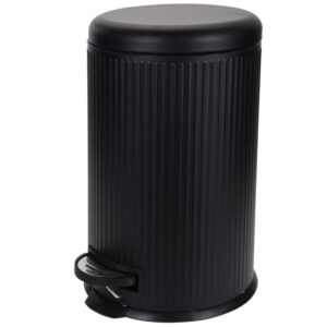 Kosz na śmieci metalowy czarny 20l