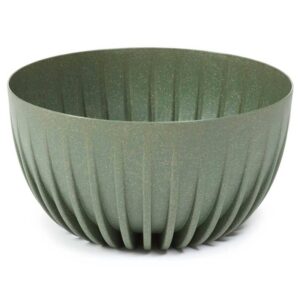 Donica stripped eco wood zielona 30xh16 cm