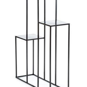 Nowoczesny kwietnik podium 80 cm czarny
