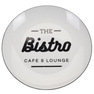 Talerz porcelanowy biały bistro 26 cm