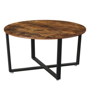 Stolik okrągły kawowy loft industrialny 88 cm