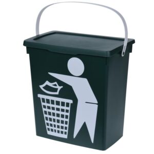 Kosz na śmieci zielony bio 12 l
