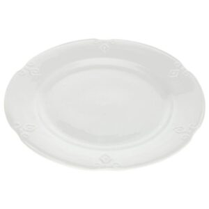 Talerz duży ceramiczny wytłaczany 27 cm
