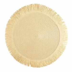 Podkładka boho/1 beżowa 38 cm