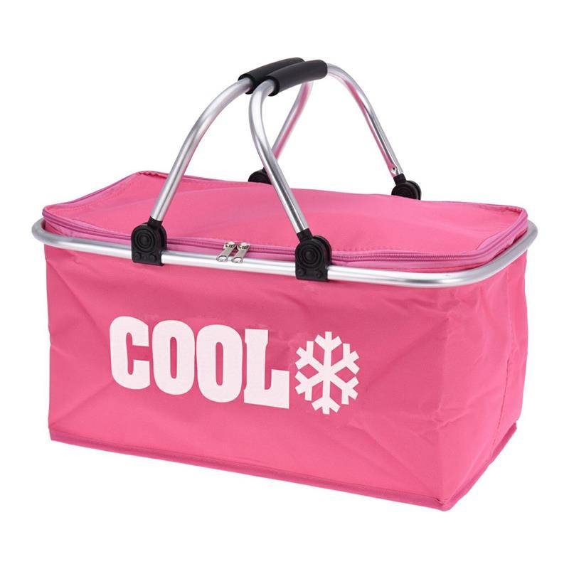 Torba termiczna cooler bag 35l różowa
